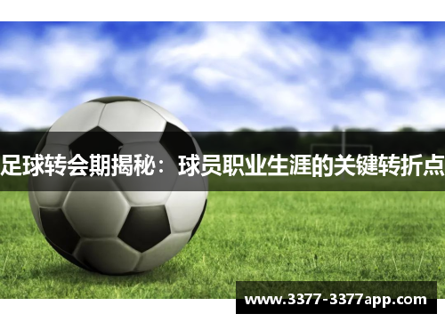 足球转会期揭秘：球员职业生涯的关键转折点